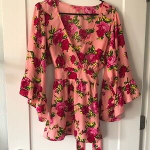 betsey Johnson XL blouse EEEUC